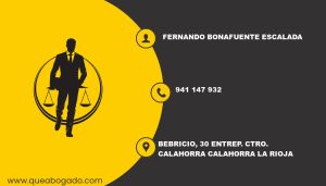 abogado Fernando Bonafuente Escalada (Calahorra)