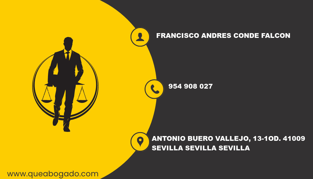 abogado Francisco Andres Conde Falcon (Sevilla)