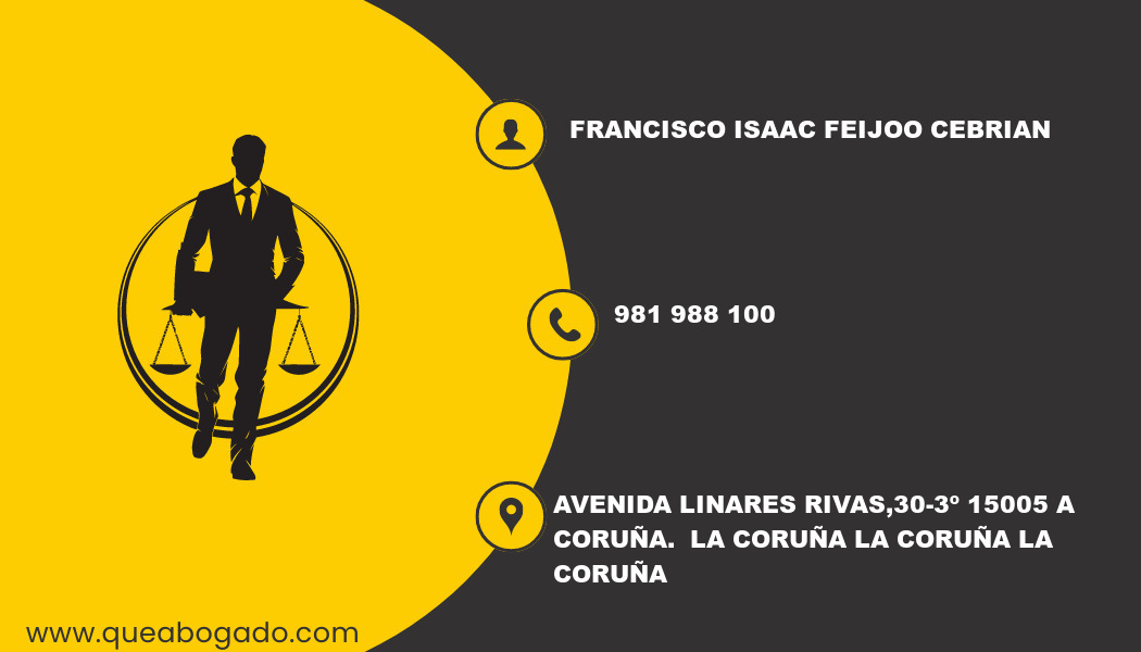 abogado Francisco Isaac Feijoo Cebrian (La Coruña)