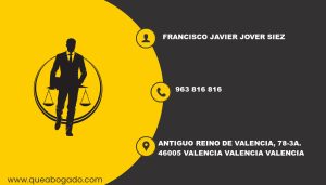 abogado Francisco Javier Jover Siez (Valencia)