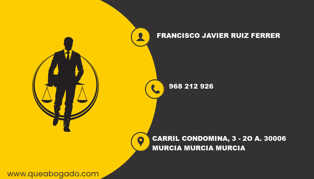 abogado Francisco Javier Ruiz Ferrer (Murcia)