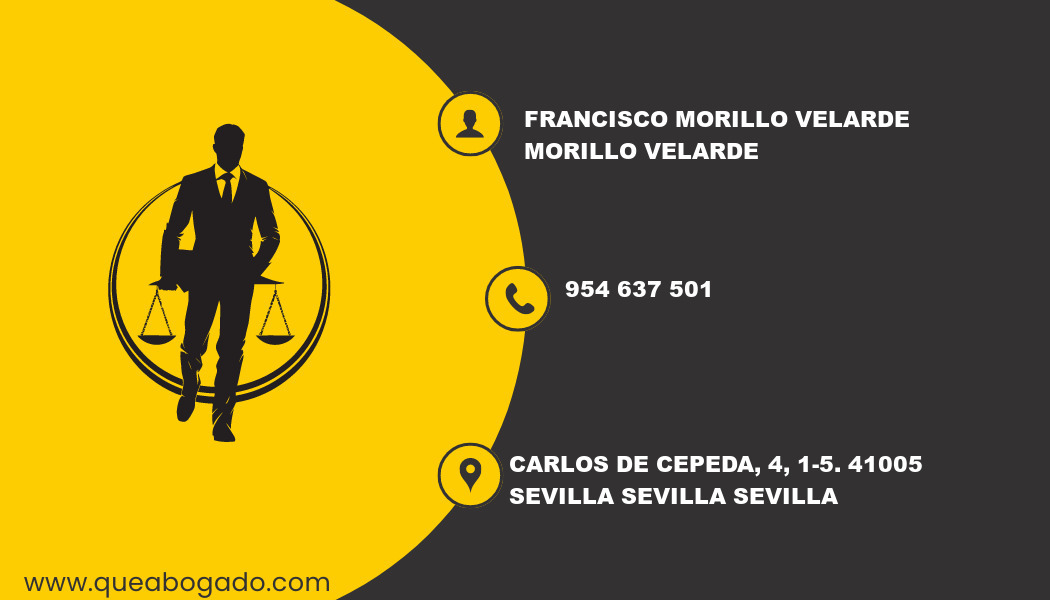 abogado Francisco Morillo Velarde Morillo Velarde (Sevilla)