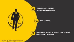 abogado Francisco Pagan Martin-Portugues (Cartagena)