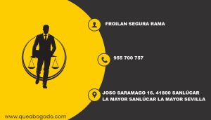 abogado Froilan Segura Rama (Sanlúcar la Mayor)