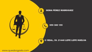 abogado Gema Pérez Rodriguez (Lepe)