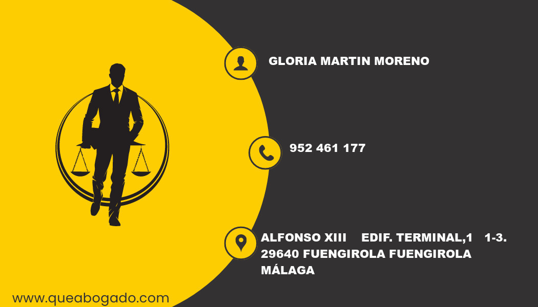 abogado Gloria Martin Moreno (Fuengirola)