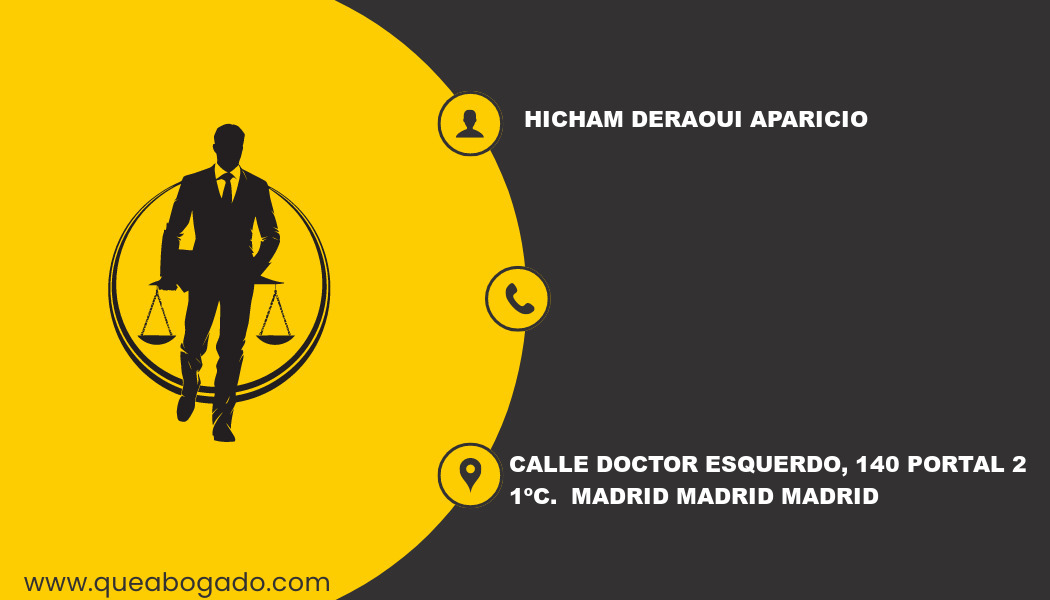 abogado Hicham Deraoui Aparicio (Madrid)