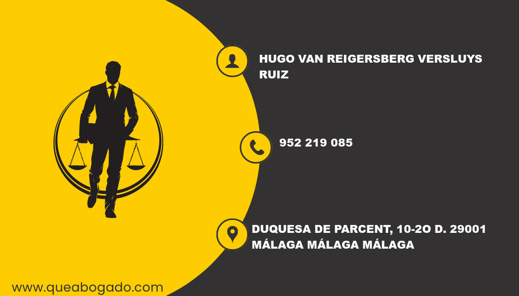 abogado Hugo Van Reigersberg Versluys Ruiz (Málaga)