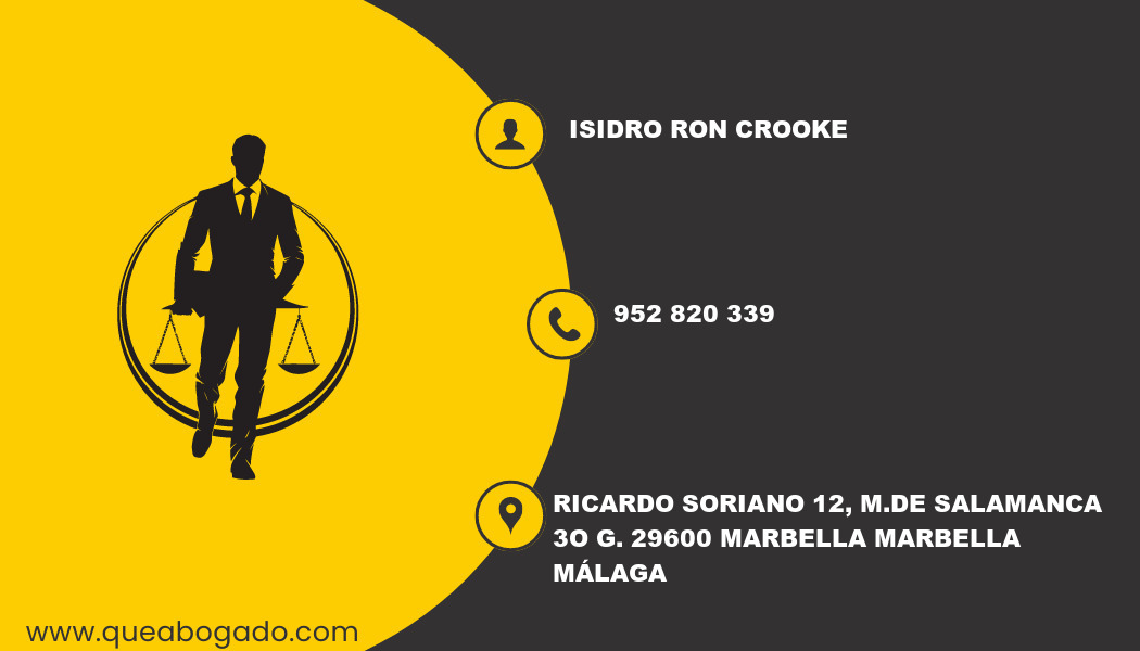 abogado Isidro Ron Crooke (Marbella)