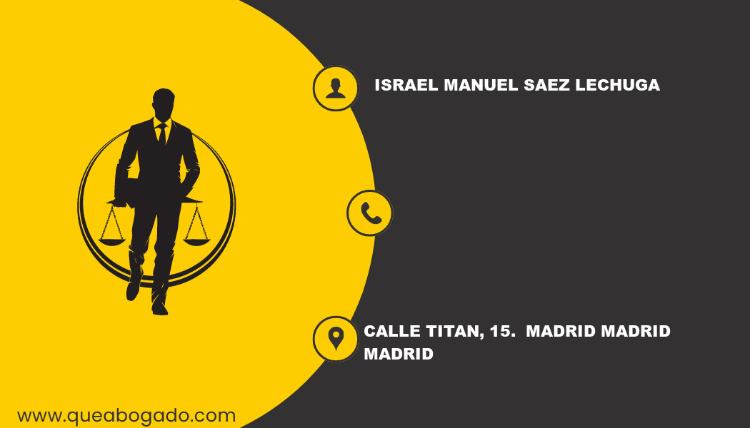 abogado Israel Manuel Saez Lechuga (Madrid)