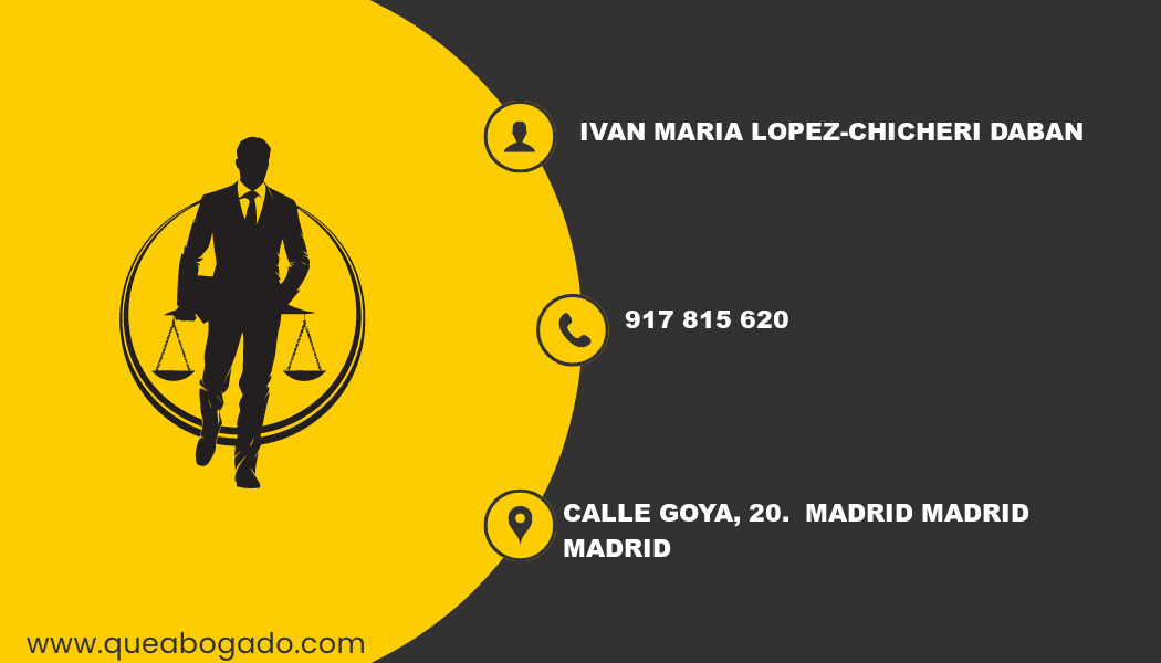 abogado Ivan Maria Lopez-Chicheri Daban (Madrid)