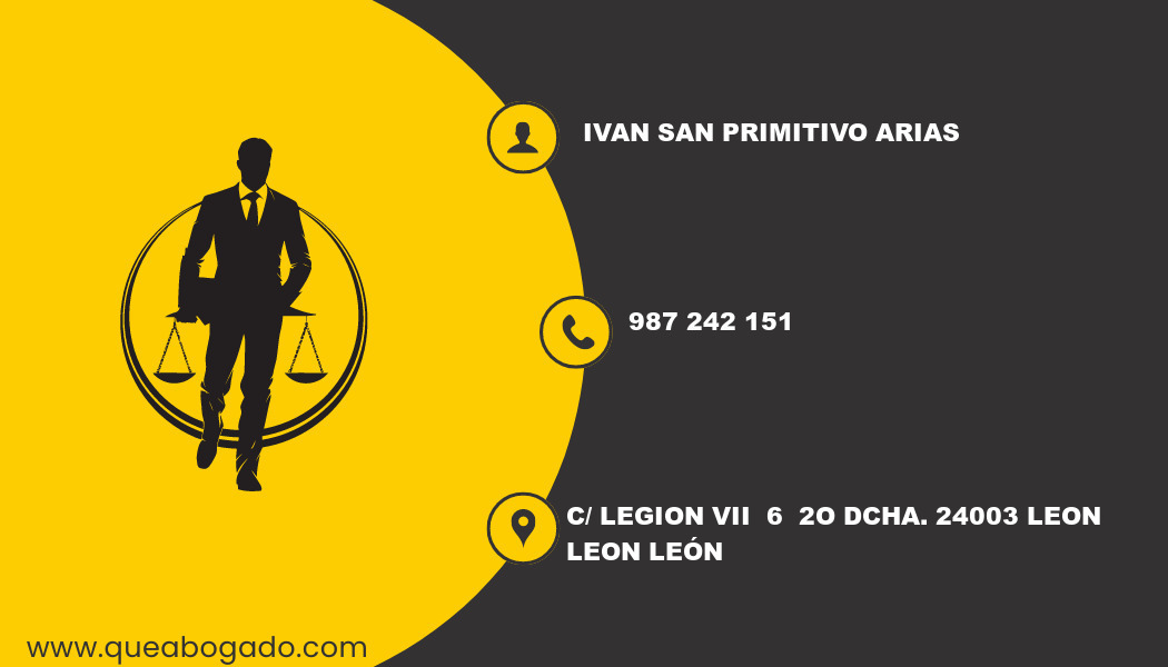 abogado Ivan San Primitivo Arias (Leon)