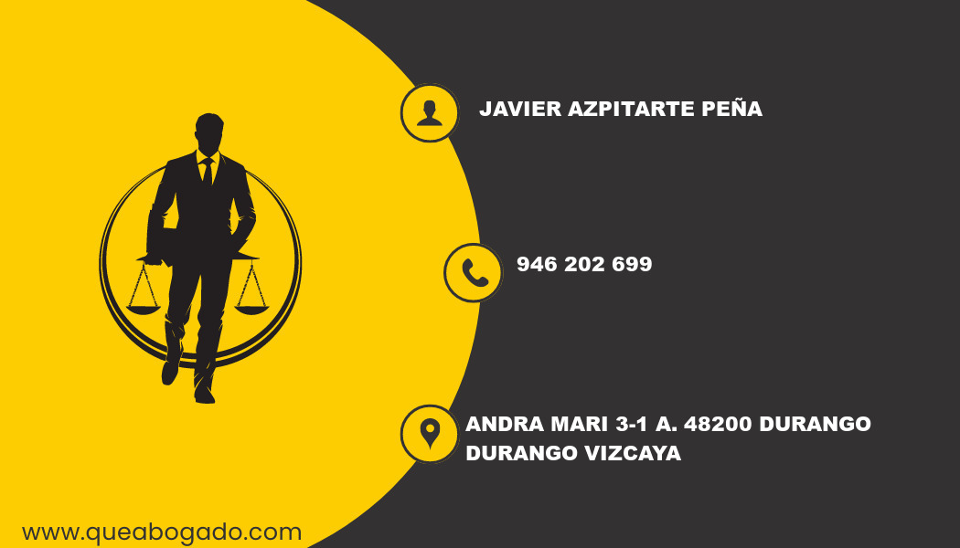 abogado Javier Azpitarte Peña (Durango)