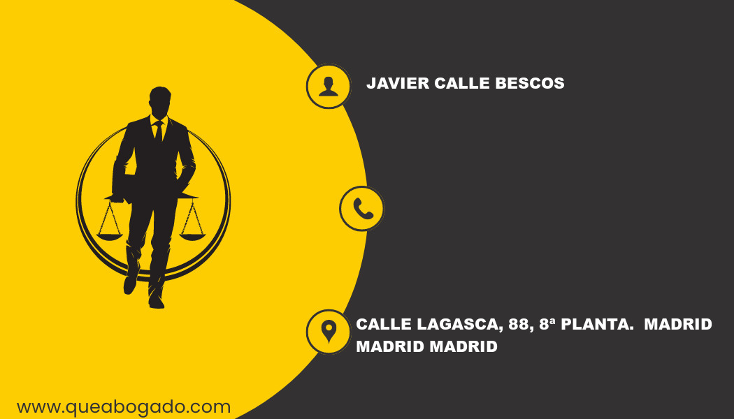 abogado Javier Calle Bescos (Madrid)