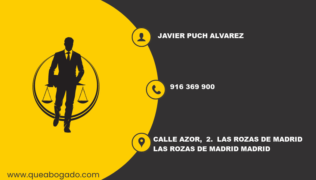 abogado Javier Puch Alvarez (Las Rozas de Madrid)