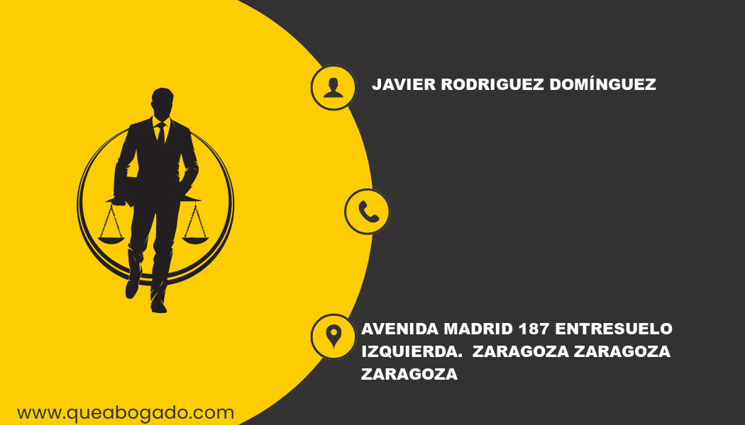 abogado Javier Rodriguez Domínguez (Zaragoza)