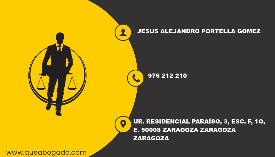 abogado Jesus Alejandro Portella Gomez (Zaragoza)