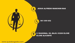 abogado Jesus Alfredo Manchon Mas (Elche)