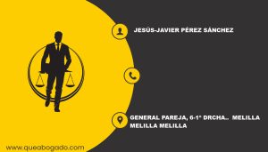 abogado Jesús-Javier Pérez Sánchez (Melilla)