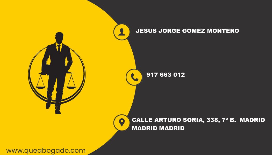 abogado Jesus Jorge Gomez Montero (Madrid)