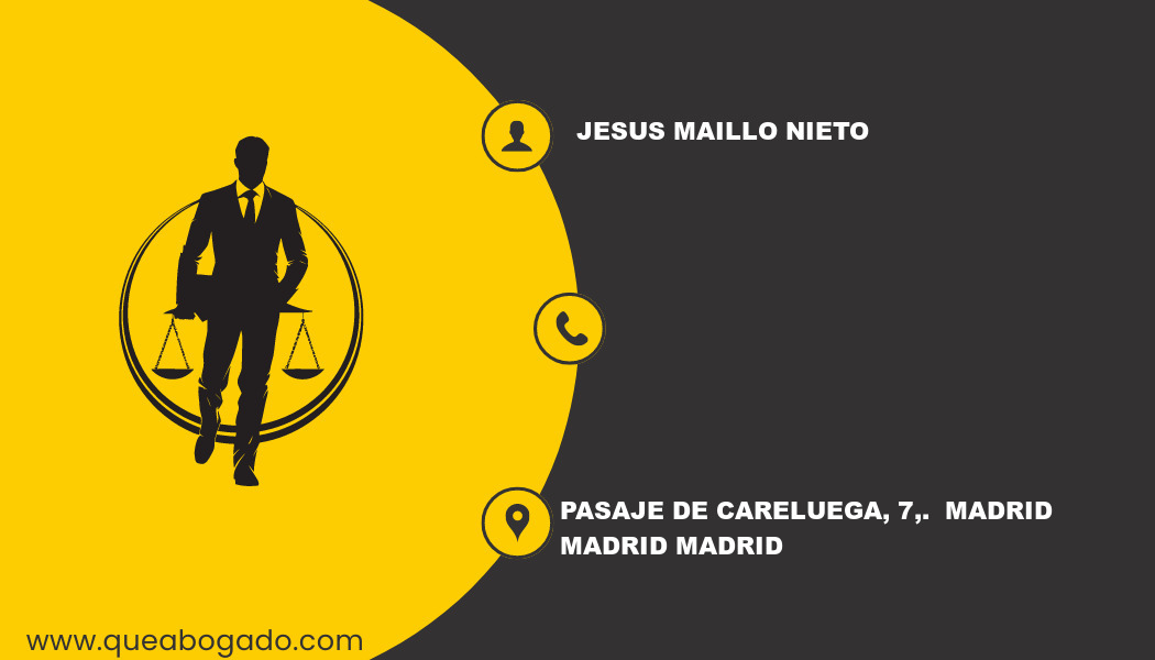 abogado Jesus Maillo Nieto (Madrid)