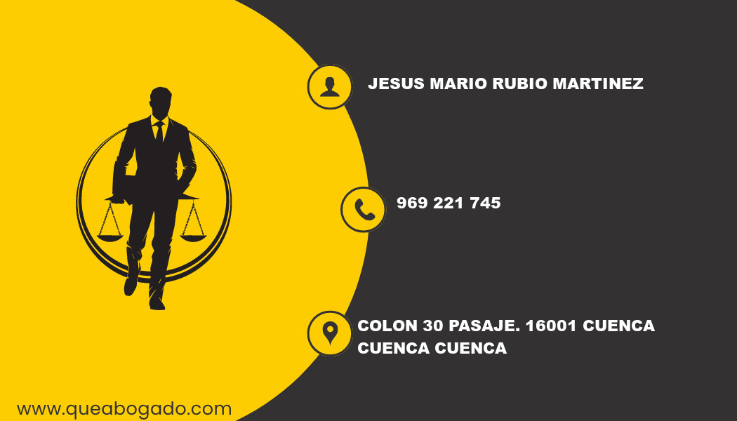 abogado Jesus Mario Rubio Martinez (Cuenca)