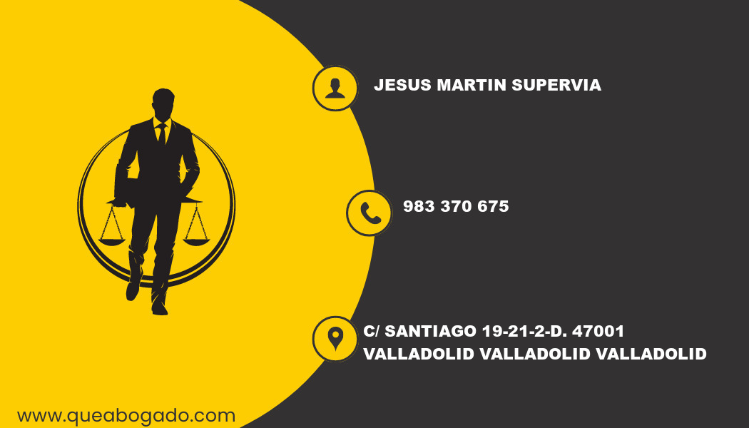 abogado Jesus Martin Supervia (Valladolid)