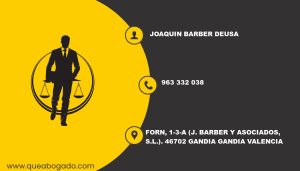 abogado Joaquin Barber Deusa (Gandia)