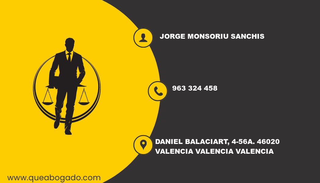 abogado Jorge Monsoriu Sanchis (Valencia)