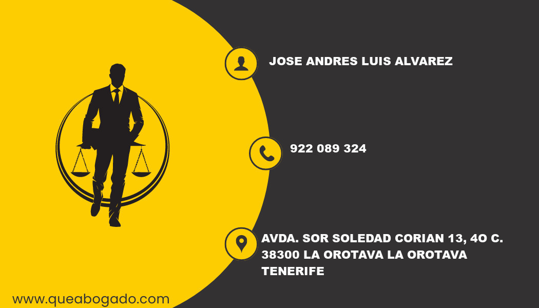 abogado Jose Andres Luis Alvarez (La Orotava)