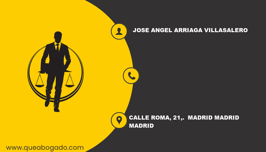 abogado Jose Angel Arriaga Villasalero (Madrid)