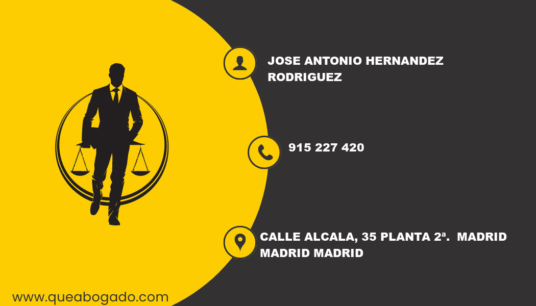 abogado Jose Antonio Hernandez Rodriguez (Madrid)