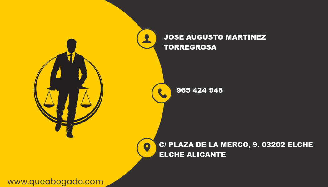 abogado Jose Augusto Martinez Torregrosa (Elche)