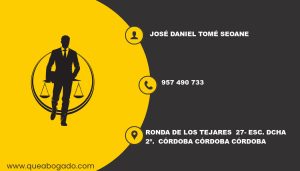 abogado José Daniel Tomé Seoane (Córdoba)