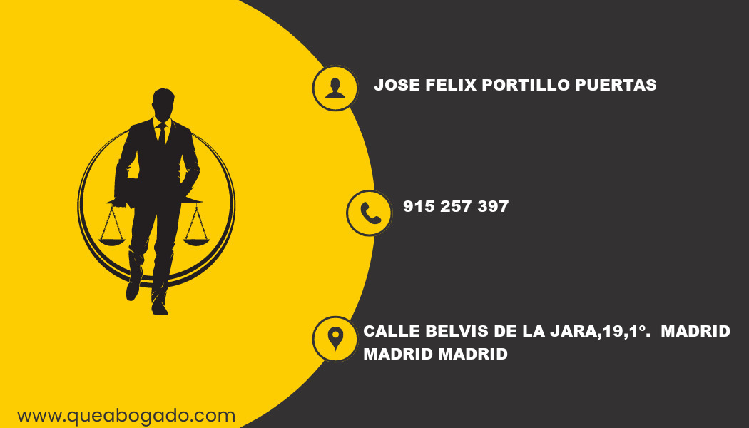 abogado Jose Felix Portillo Puertas (Madrid)