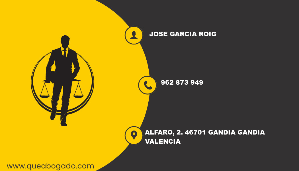 abogado Jose Garcia Roig (Gandia)