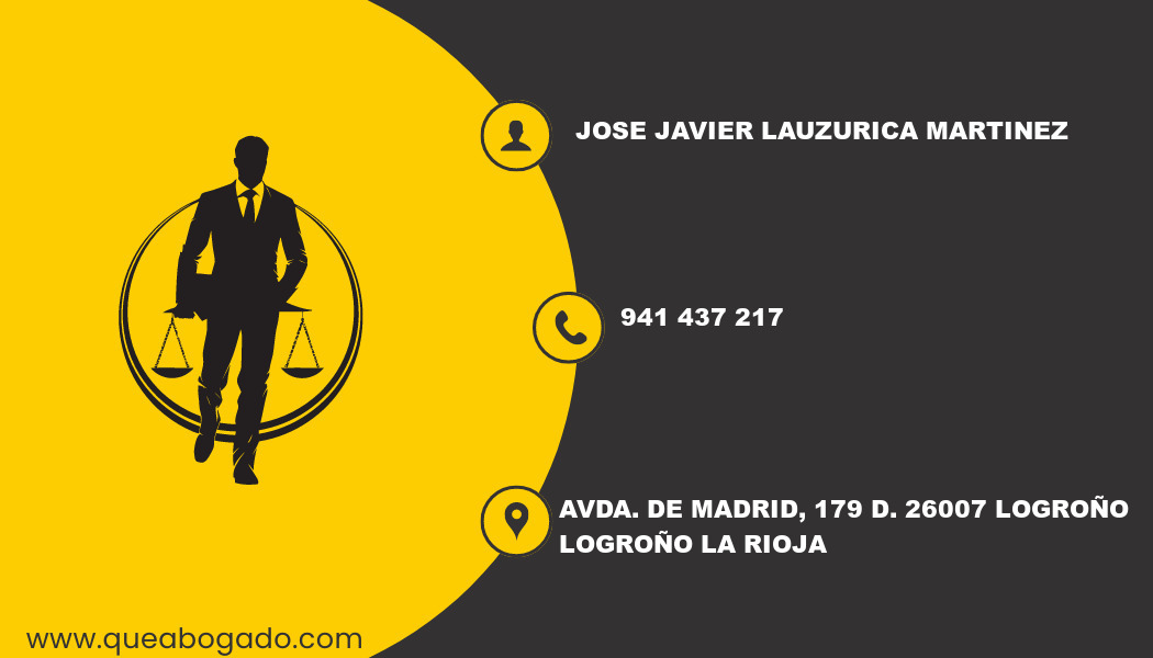 abogado Jose Javier Lauzurica Martinez (Logroño)