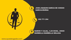 abogado Jose-Joaquin Garcia De Cossio Garcia-Murga (Marbella)