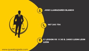 abogado Jose Llamazares Blanco (Leon)