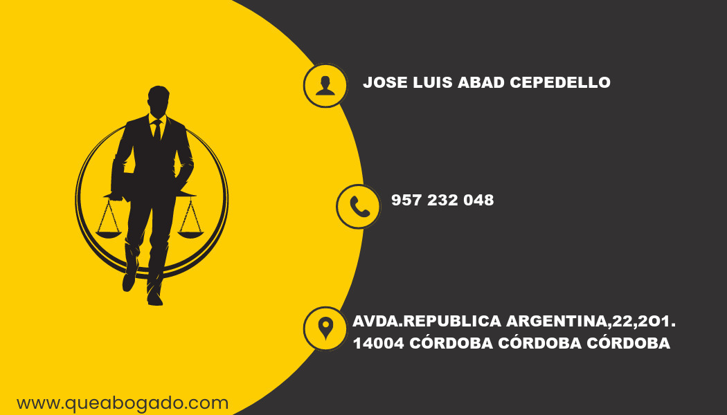 abogado Jose Luis Abad Cepedello (Córdoba)