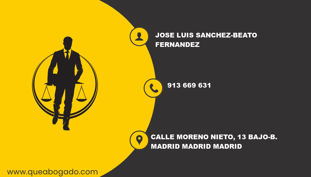 abogado Jose Luis Sanchez-Beato Fernandez (Madrid)