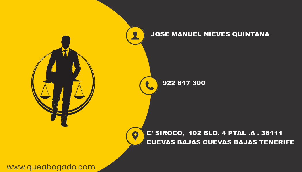 abogado Jose Manuel Nieves Quintana (Cuevas Bajas)