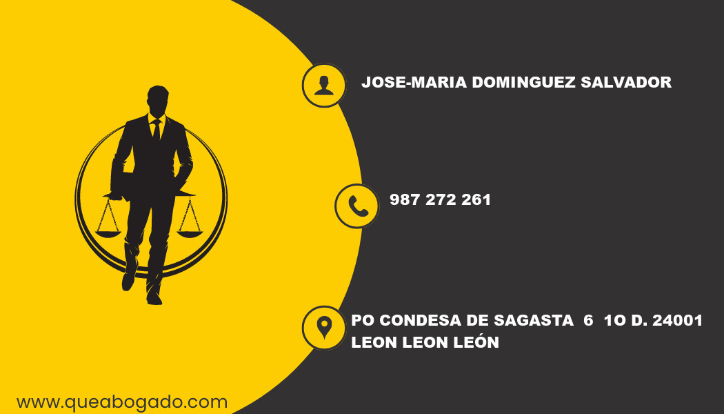 abogado Jose-Maria Dominguez Salvador (Leon)