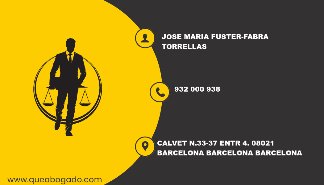 abogado Jose Maria Fuster-Fabra Torrellas (Barcelona)