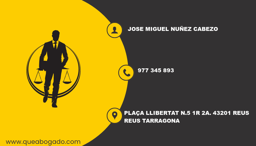 abogado Jose Miguel Nuñez Cabezo (Reus)