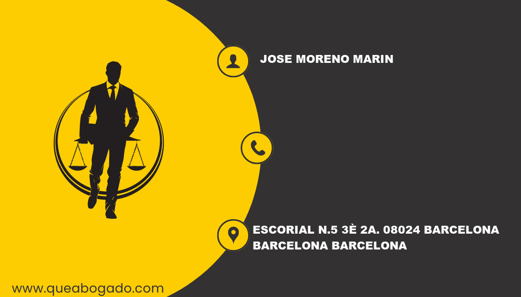 abogado Jose Moreno Marin (Barcelona)