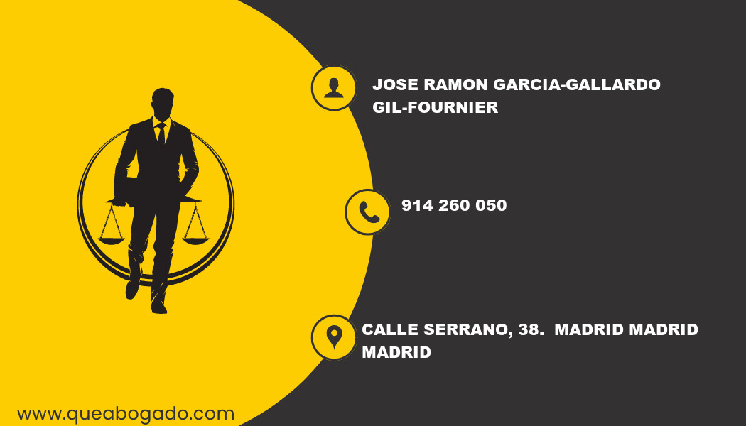 abogado Jose Ramon Garcia-Gallardo Gil-Fournier (Madrid)