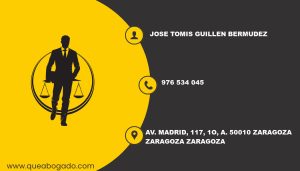 abogado Jose Tomis Guillen Bermudez (Zaragoza)