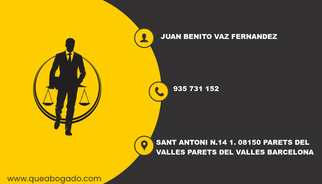 abogado Juan Benito Vaz Fernandez (Parets del Valles)