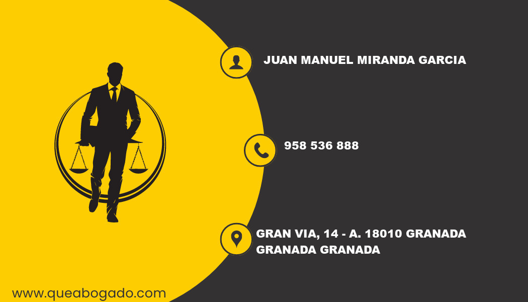 abogado Juan Manuel Miranda Garcia (Granada)